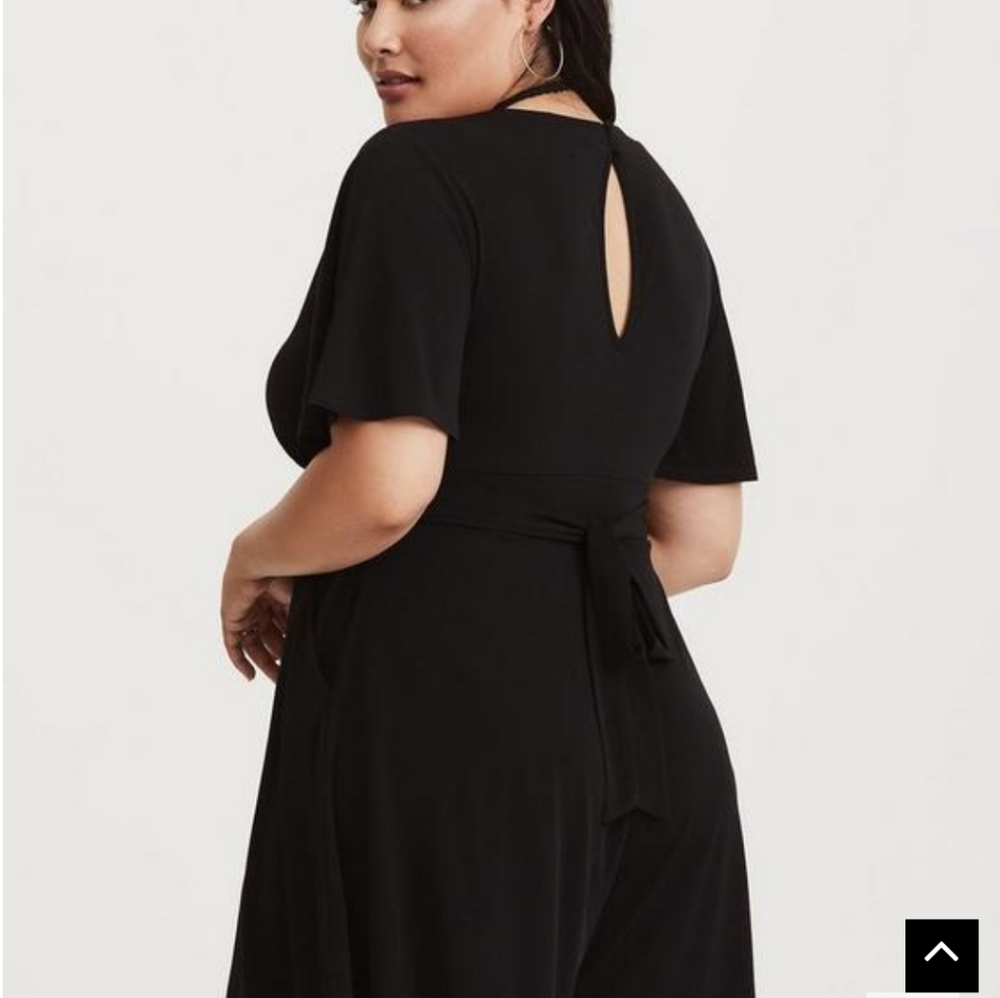 Torrid 1x Studio Knit Flutter Sleeve Romper